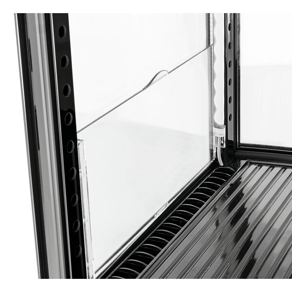 Mini-Koelvitrine | 75L2T | 75L | 2-12°C | Convectie | Toegang Aan Twee Zijden | Zwart | 180W, 230V