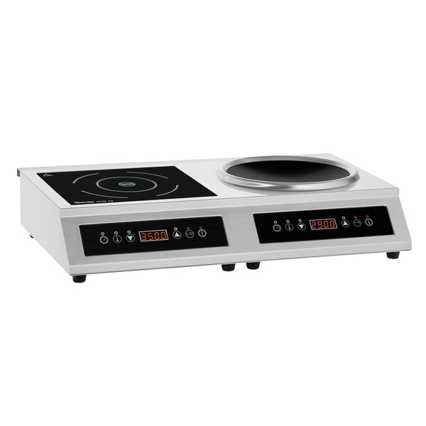 Inductiekookplaat-Wokcombinatie | IKIW 70 | 1 Inductiekookplaat + 1 Inductiewok | 2x3500W | 230V | 35-240°C