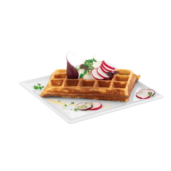 Wafelijzer | MDI 1BW160-101 S | Brusselse Wafel | 1 Wafel 160x100x32mm | 50-300°C | 2200W | 230V | Digitaal Display, Timer En Geheugenfunctie