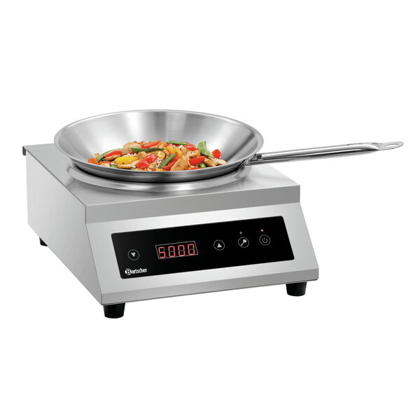 Inductiewok | IW 50 | 5kW | 400V | 10 Vermogensniveaus | Ø280mm