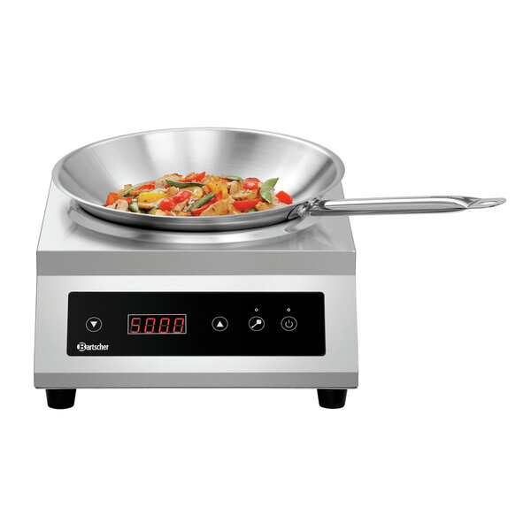 Inductiewok | IW 50 | 5kW | 400V | 10 Vermogensniveaus | Ø280mm