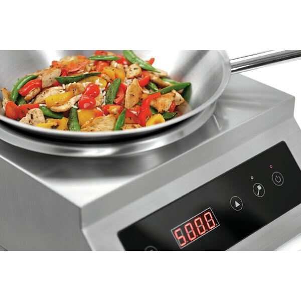 Inductiewok | IW 50 | 5kW | 400V | 10 Vermogensniveaus | Ø280mm