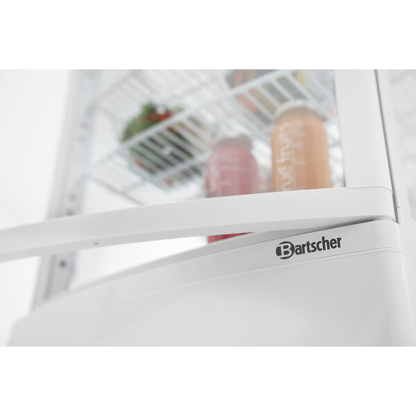 Mini-Koelvitrine | 98L2T | 98L | 2-12°C | Convectiekoeling | 4 Planchetten | Dubbelzijdige Toegang | Wit | Energieklasse B