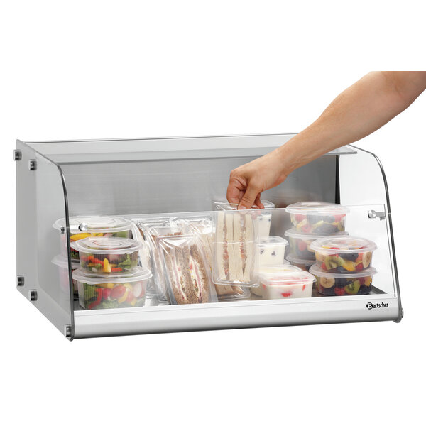 Koelvitrine | 40L-SBO | 40L | Statische Koeling | 2-6°C | 105W, 230V | Energieklasse C | Uitnameopening Voorzijde | Oppervlak 645x300mm