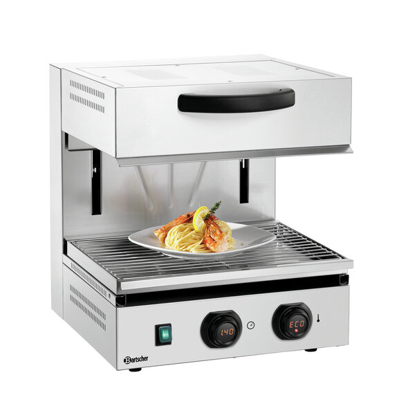 Salamander | 500-1Z-MDI | Stralingsverwarming | 2800W, 230V | Digitaal Display, Verstelbaar Verwarmingselement, Warmhoudfunctie | Grillrooster 435x320mm