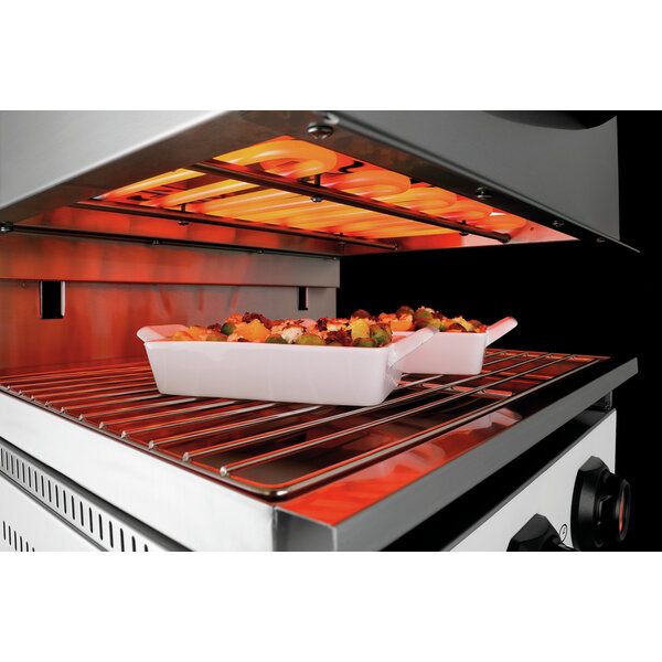 Salamander | 500-1Z-MDI | Stralingsverwarming | 2800W, 230V | Digitaal Display, Verstelbaar Verwarmingselement, Warmhoudfunctie | Grillrooster 435x320mm
