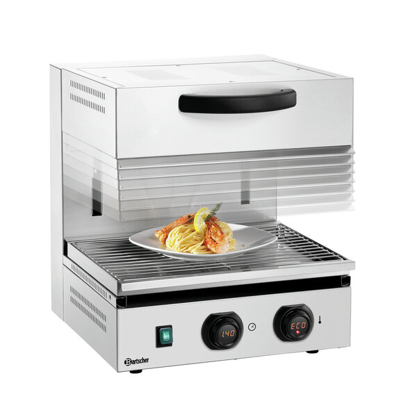 Salamander | 500-1Z-MDI | Stralingsverwarming | 2800W, 230V | Digitaal Display, Verstelbaar Verwarmingselement, Warmhoudfunctie | Grillrooster 435x320mm