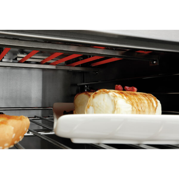 Griddle-Salamander | 6640 | Gladde Grillplaat 700x330mm, 2 Afzonderlijk Regelbare Zones | Grillplaat 50-300°C, Salamander Tot 190°C | 6.64kW, 400V