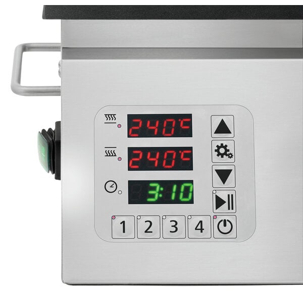 Contactgrill | DT 2000 1G | 1 Grillunit, Glad, Onafhankelijk Regelbare Grillplaten | 50-300°C | 2kW, 230V | Bovenplaat 205x285mm, Onderplaat 240x305mm