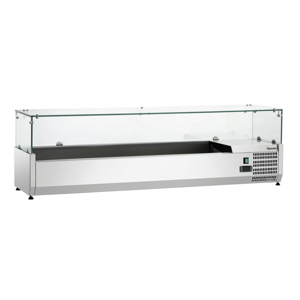 Koelopzetvitrine | GL3-1501 | 5x1/3 GN + 1x1/2 GN | Statische Koeling | 0-10°C | 174W, 230V