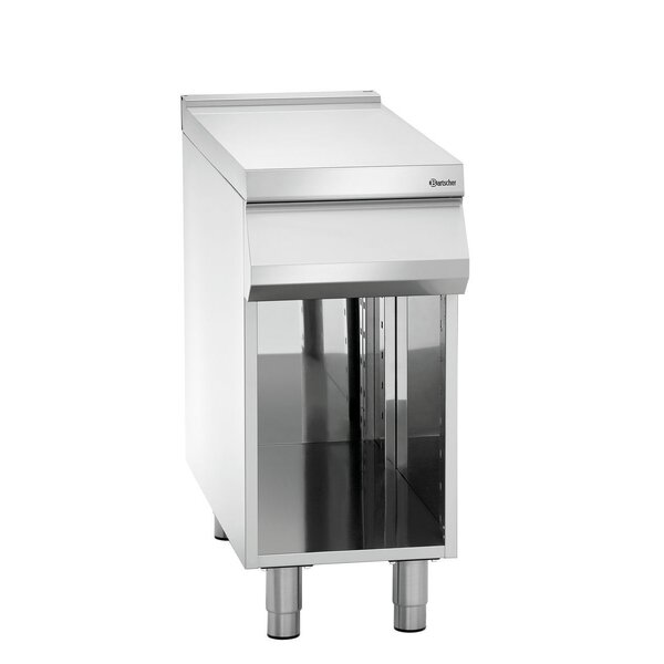 Werkelement | 900 | CNS 18/10 | Open Onderbouw | Hoogte 900-950mm