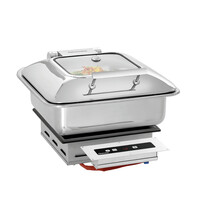 Bartscher Inductiewarmhoudplaat | IW3-EBBF | 1 Warmhoudplaats | 40-95°C | Pannen Ø195-260mm | 300W, 230V | Inbouw, Separaat Bedieningspaneel
