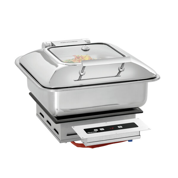Inductiewarmhoudplaat | IW3-EBBF | 1 Warmhoudplaats | 40-95°C | Pannen Ø195-260mm | 300W, 230V | Inbouw, Separaat Bedieningspaneel