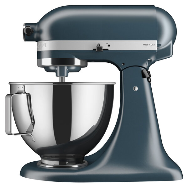 Mixer | 5KSM95PS | 4.3L | 10-Traps Snelheidsregeling | 275W | Kantelbare Motorkop | Blauw Staal