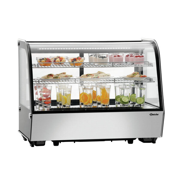 Koude Bar | DeliCool IIIL | 160L | 2 Planchetten | Convectiekoeling | 2-12°C | 160W, 230V | Zwart