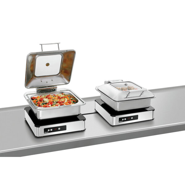 Inductiewarmhoudplaat | IW3 | 1 Warmhoudplaats | 40-95°C | Pannen Ø200-380mm | 300W, 230V | 390x390mm Glasveld