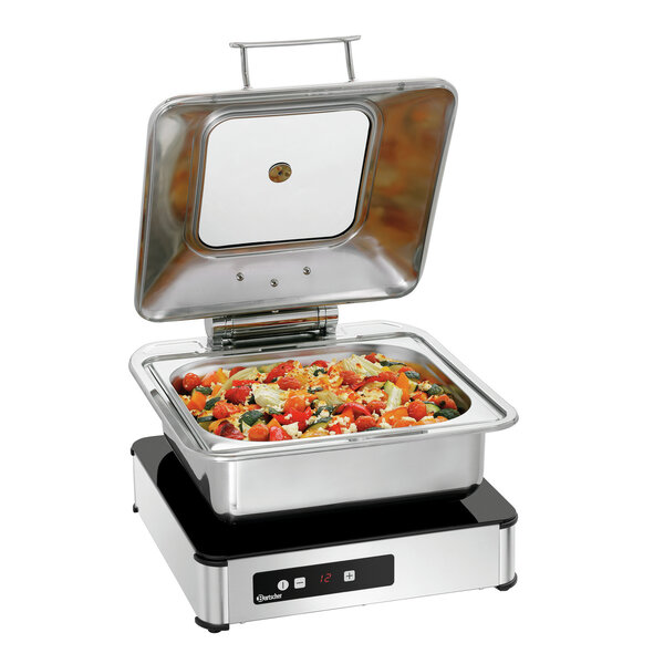 Inductiewarmhoudplaat | IW3 | 1 Warmhoudplaats | 40-95°C | Pannen Ø200-380mm | 300W, 230V | 390x390mm Glasveld