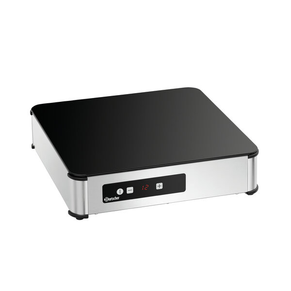 Inductiewarmhoudplaat | IW3 | 1 Warmhoudplaats | 40-95°C | Pannen Ø200-380mm | 300W, 230V | 390x390mm Glasveld