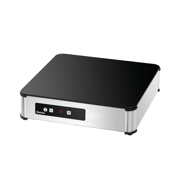 Inductiewarmhoudplaat | IW3 | 1 Warmhoudplaats | 40-95°C | Pannen Ø200-380mm | 300W, 230V | 390x390mm Glasveld