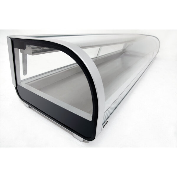 Koelopzetvitrine | SushiBar GL2-1800 | 5x1/2 GN | 2-7°C | Statische Koeling | 180W, 230V | Glazen Schuifdeuren