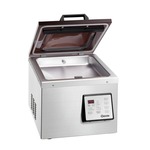 Kamer-Vacuümapparaat | K 290/77L | Kamer 350x300x80mm | Laslengte 290mm | Pomp 77L/Min | 630W | 230V | Marineerfunctie