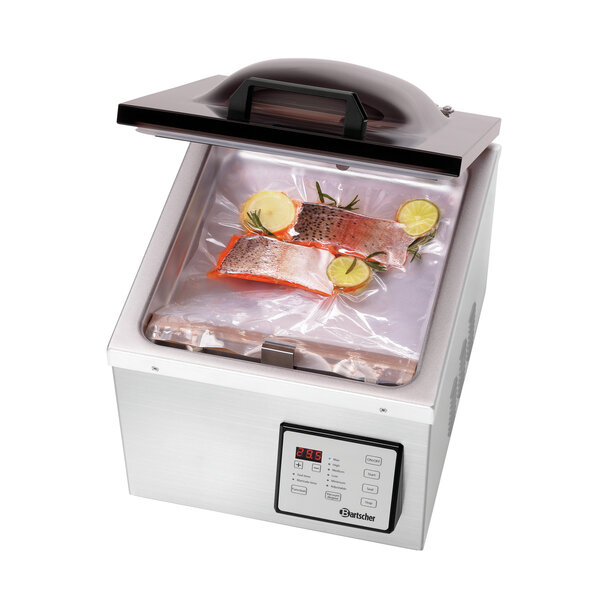 Kamer-Vacuümapparaat | K 290/77L | Kamer 350x300x80mm | Laslengte 290mm | Pomp 77L/Min | 630W | 230V | Marineerfunctie
