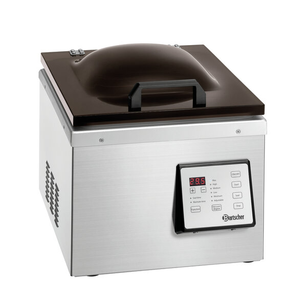 Kamer-Vacuümapparaat | K 290/77L | Kamer 350x300x80mm | Laslengte 290mm | Pomp 77L/Min | 630W | 230V | Marineerfunctie