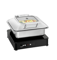 Bartscher Inductiewarmhoudplaat | IW3-SW | 1 Warmhoudplaats | 40-95°C | 300W | Pan Ø200-380mm | Glazen Oppervlak 390x390mm