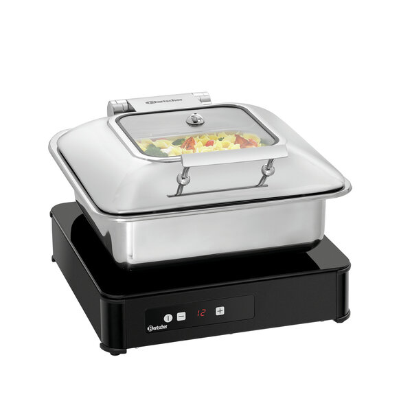 Inductiewarmhoudplaat | IW3-SW | 1 Warmhoudplaats | 40-95°C | 300W | Pan Ø200-380mm | Glazen Oppervlak 390x390mm