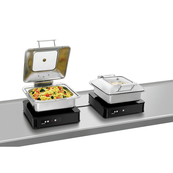 Inductiewarmhoudplaat | IW3-SW | 1 Warmhoudplaats | 40-95°C | 300W | Pan Ø200-380mm | Glazen Oppervlak 390x390mm