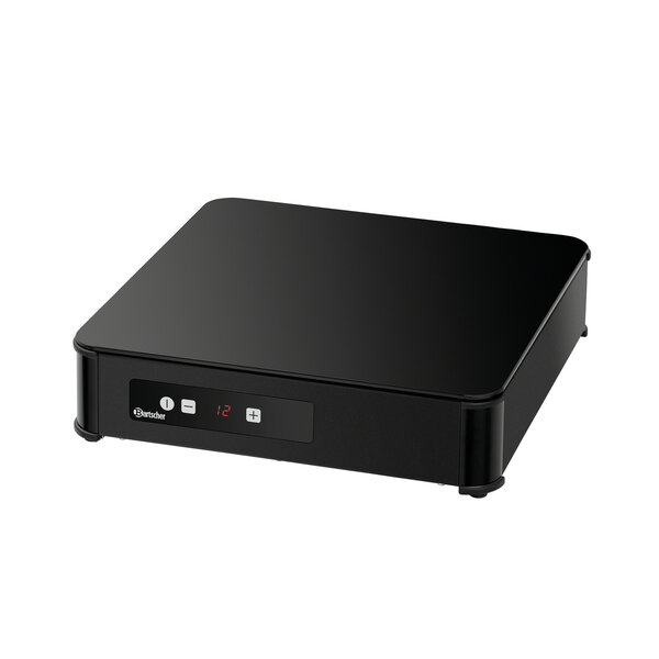 Inductiewarmhoudplaat | IW3-SW | 1 Warmhoudplaats | 40-95°C | 300W | Pan Ø200-380mm | Glazen Oppervlak 390x390mm