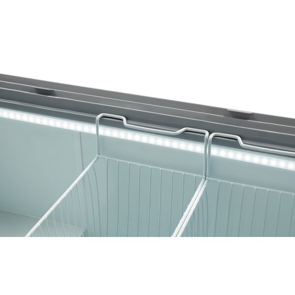 IJskist | 300L (Netto 185L) | 2 Korven | -22 tot -18°C | Statische Koeling | 164W, 230V | Wit