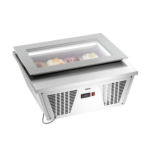 IJsvitrine | 4x6.5L | -18 Tot -25°C | Statische Koeling | 210W/230V