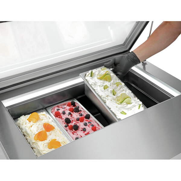 IJsvitrine | 4x6.5L | -18 Tot -25°C | Statische Koeling | 210W/230V