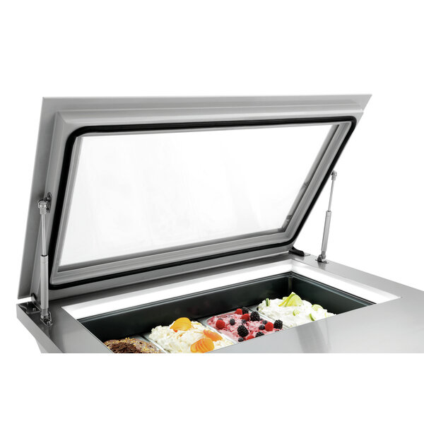 IJsvitrine | 4x6.5L | -18 Tot -25°C | Statische Koeling | 210W/230V