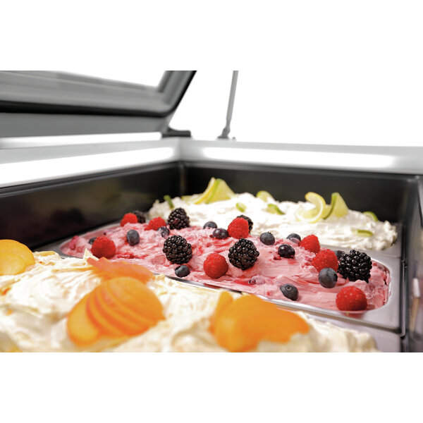 IJsvitrine | 4x6.5L | -18 Tot -25°C | Statische Koeling | 210W/230V