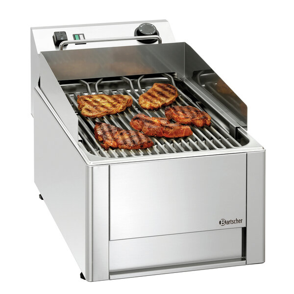 Watergrill | 40 | Elektrisch | Waterbak 1/1 GN | Grilloppervlak 280x445mm | 3-traps | 4.08kW, 400V