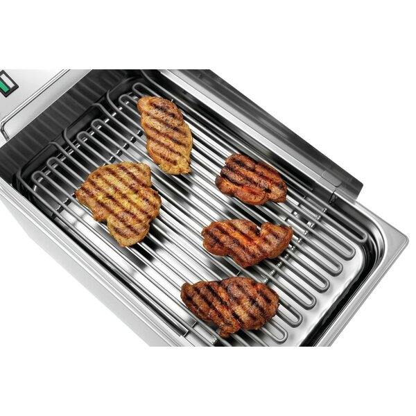Watergrill | 40 | Elektrisch | Waterbak 1/1 GN | Grilloppervlak 280x445mm | 3-traps | 4.08kW, 400V