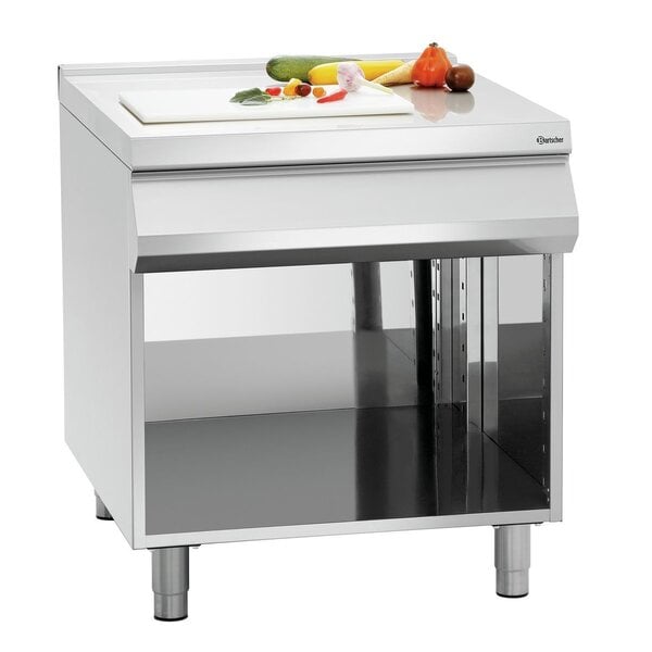 Neutraal Element | 900 | CNS 18/10 | Open Onderbouw | 900x900x900-950(h)mm