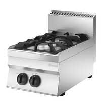Bartscher Gasfornuis | Serie 650 | 2 Pits | Gas | 3.85+5.7Kw | Tafelmodel