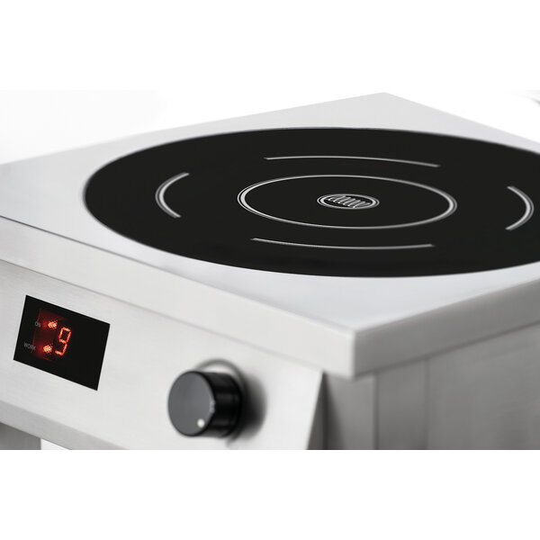 Inductie-Wokbrander | IND 1K300 | 1 Kookpit | Ø300mm | 9 Vermogensstanden | 5000W | 380-400V