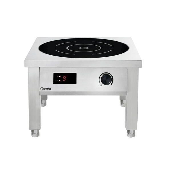 Inductie-Wokbrander | IND 1K300 | 1 Kookpit | Ø300mm | 9 Vermogensstanden | 5000W | 380-400V