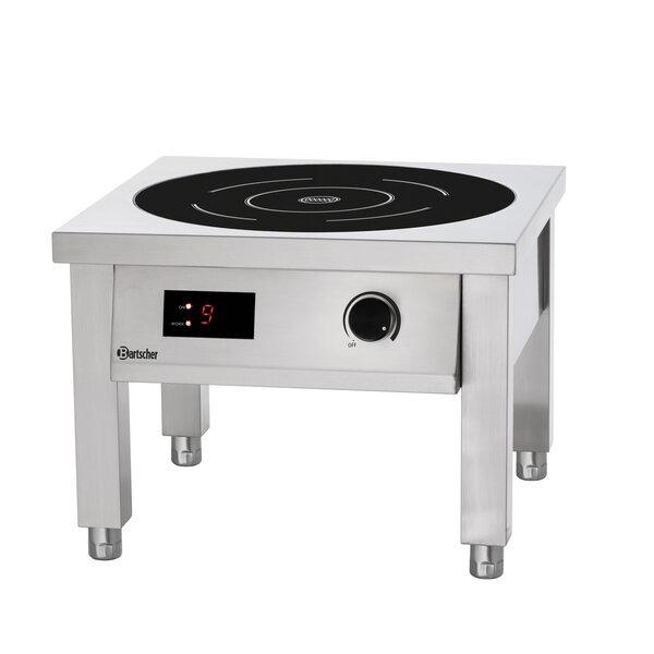 Inductie-Wokbrander | IND 1K300 | 1 Kookpit | Ø300mm | 9 Vermogensstanden | 5000W | 380-400V