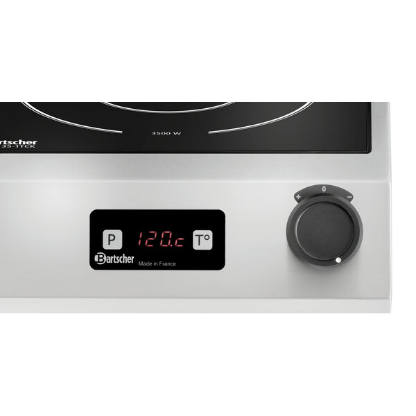 Inductiekookplaat | IK 35-1TCK | 1 Kookpit | 30-250°C | 45 Temperatuurniveaus | 3500W | 230V