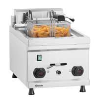 Bartscher Friteuse | MDI | Elektrisch | 12L | 30-190°C | 9000W | 400V | Automatische Mandlift | Vetaftapkraan 