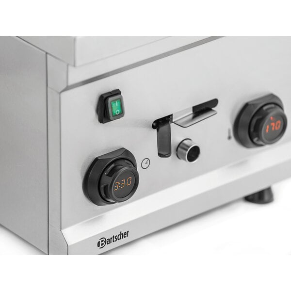 Friteuse | MDI | Elektrisch | 12L | 30-190°C | 9000W | 400V | Automatische Mandlift | Vetaftapkraan