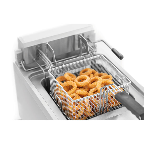 Friteuse | MDI | Elektrisch | 12L | 30-190°C | 9000W | 400V | Automatische Mandlift | Vetaftapkraan