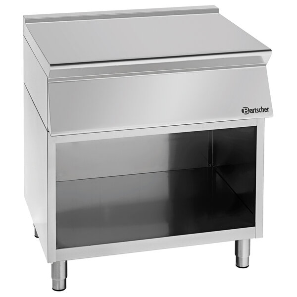 Werkelement | 900 | CNS 18/10 | Open Onderbouw | Hoogteverstelbaar 855-900mm | 800mm Breed
