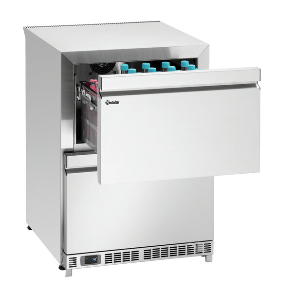 Ladekoeler | 600S2 | 2 Lades | 0-10°C | Convectiekoeling | R290 | 0.167kW | 230V | RVS | Inbouw