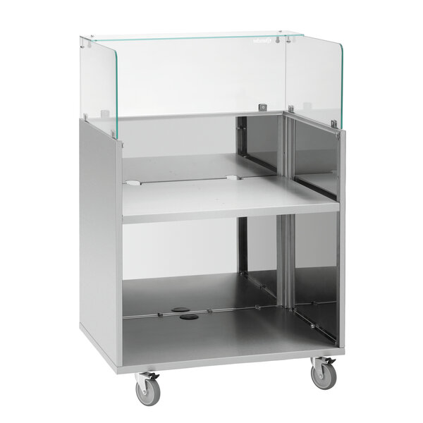 Snackstation | Snackpoint 200 | 1 Inzetnis | RVS | Glazen Opzet 790x200x300mm